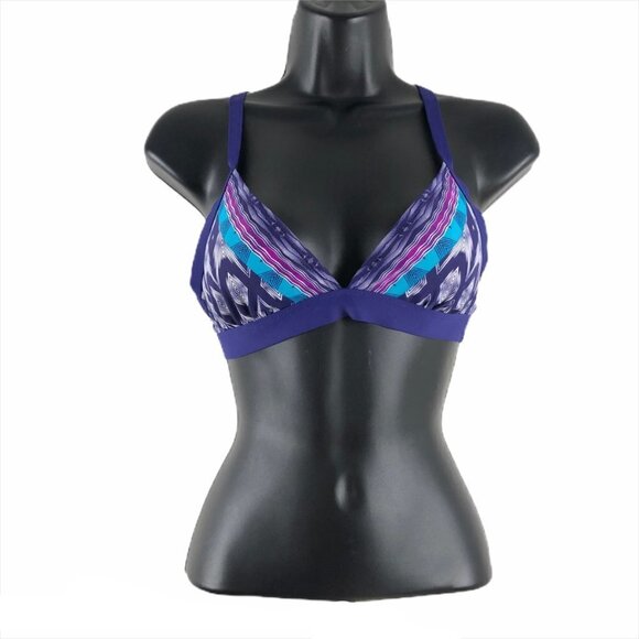 Athleta Belize Bikini Top Multicolored Swim XS - Picture 2 of 8